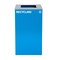 Alpine Industries Square Recycling Bin, 29 Gallons, Blue Can, Square Opening Lid, for Recycling ALP4450-KIT-BLU-S-RE - alternate 1